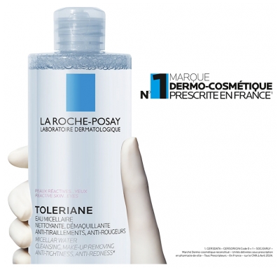 La Roche-Posay Tolériane Eau Micellaire Nettoyante lot de 2 x 400 ml