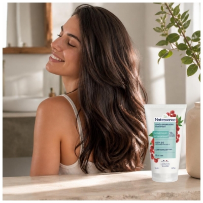 Natessance Après-Shampooing Démêlant Fortifiant - Ricin & Kératine Végétale