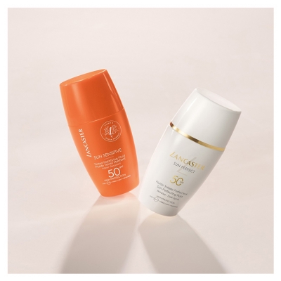 Lancaster Sun Sensitive Luminous Tan Fluide Teinté et Matifiant SPF 50 30 ML