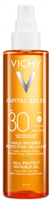 Vichy Capital Soleil Huile Invisible et Protection Cellulaire SPF 30 200 ML