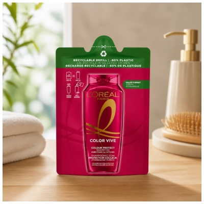 L'Oréal Paris l'Oréal Paris Elseve Color Vive Shampooing Protection Couleur Eco-Recharge 300 ml