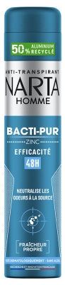 Narta Homme Bacti-Pur Anti-Transpirant 48H en Spray 200 ML