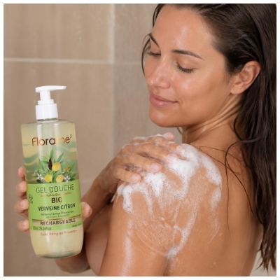 Florame Gel Douche Verveine Citron Rechargeable Biologique 750 ML