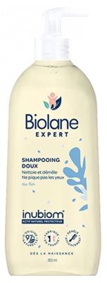 Biolane Expert Shampoing Doux Nettoie et Démêle au Lin 350 ml