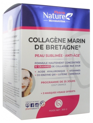 Pharm Nature Collagène Marin de Bretagne Peau Sublimée Anti-Âge - 300 g