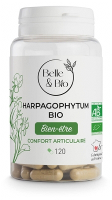 Belle & Bio Harpagophytum Complément Alimentaire Bio 120 Gélules