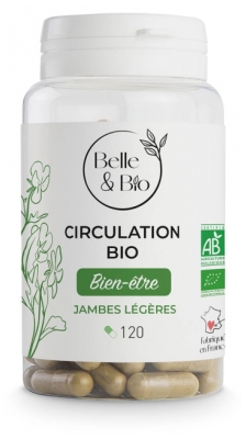 Belle & Bio Circulation Complément Alimentaire Bio 120 Gélules