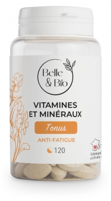 Belle & Bio Vitamines et Minéraux Complément Alimentaire 120 Comprimés