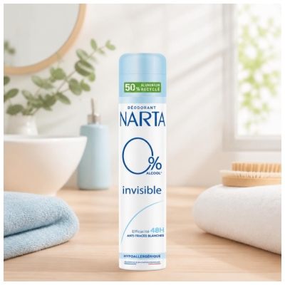 Narta Déodorant Invisible 48H en Spray 200 ML