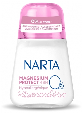 Narta Magnésium Protect Déodorant Hypoallergénique 48 Heures 50 ML