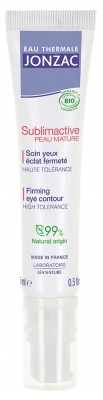 Eau Thermale Jonzac Sublimactive Peau Mature Soin Yeux Éclat Fermeté Haute Tolérance Bio 15 ml