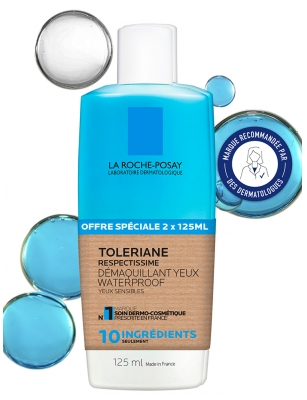 La Roche-Posay Respectissime Démaquillant Yeux Waterproof 2 x 125 ml