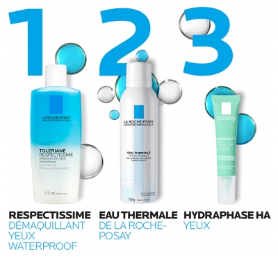 La Roche-Posay Respectissime Démaquillant Yeux Waterproof 2 x 125 ml