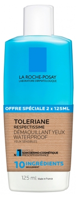 La Roche-Posay Respectissime Démaquillant Yeux Waterproof 2 x 125 ml