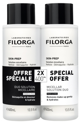 Filorga SKIN-PREP Solution Micellaire Duo 2 x 400 ml Offre Spéciale