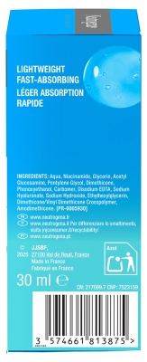 Neutrogena Hydro Boost Sérum 10% Niacinamide Sans Parfum 30 ml