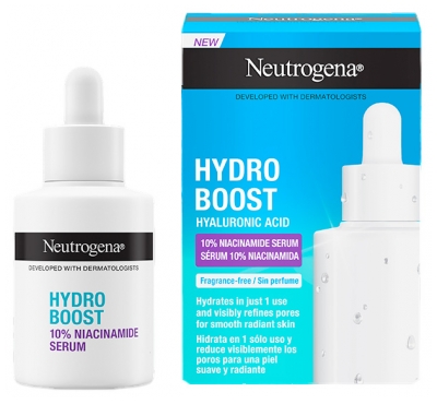Neutrogena Hydro Boost Sérum 10% Niacinamide Sans Parfum 30 ml