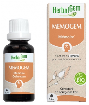 Herbalgem Memogem Bio Complexe de Gemmothérapie Concentrée 30 ml