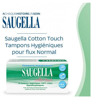 Saugella Cotton Touch Tampons Normal X16
