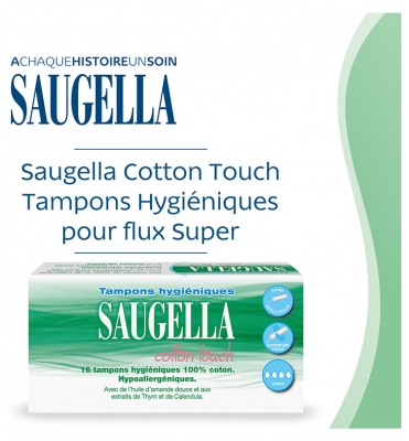 Saugella Cotton Touch Tampons Super X16