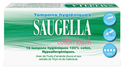 Saugella Cotton Touch Tampons Super X16
