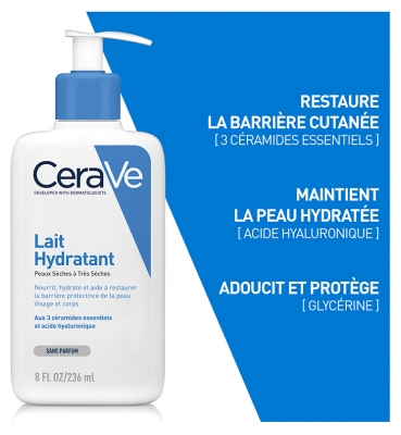 CeraVe Lait Hydratant Sans Parfum 473 ml