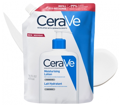 CeraVe Lait Hydratant Éco-Recharge Sans Parfum 473 ml