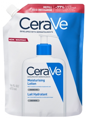 CeraVe Lait Hydratant Éco-Recharge Sans Parfum 473 ml