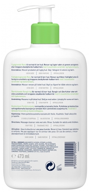 CeraVe Crème Lavante Hydratante Sans Parfum Éco-Recharge 473 ml