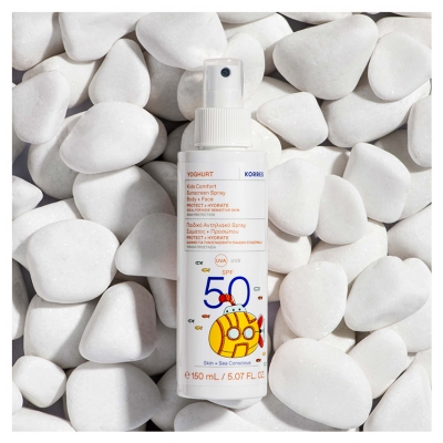 Korres Yoghurt Spray Solaire Enfants Corps & Visage SPF50 Peaux Sensibles 150 ml