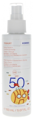 Korres Yoghurt Spray Solaire Enfants Corps & Visage SPF50 Peaux Sensibles 150 ml
