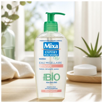 Mixa Eau Micellaire Apaisante Peaux Sensibles Bio 200 ml