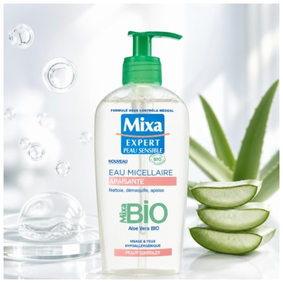 Mixa Eau Micellaire Apaisante Peaux Sensibles Bio 200 ml
