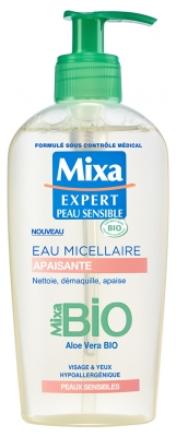 Mixa Eau Micellaire Apaisante Peaux Sensibles Bio 200 ml