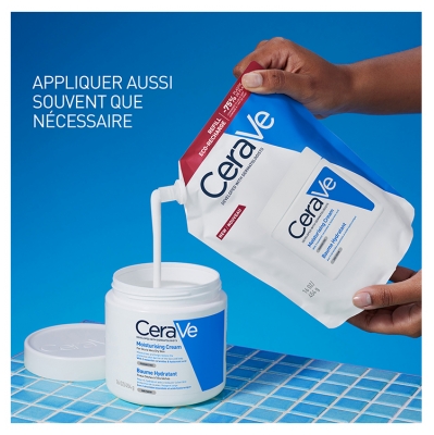CeraVe Baume Hydratant Sans Parfum Éco-Recharge 454 g