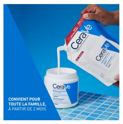 CeraVe Baume Hydratant Sans Parfum Éco-Recharge 454 g