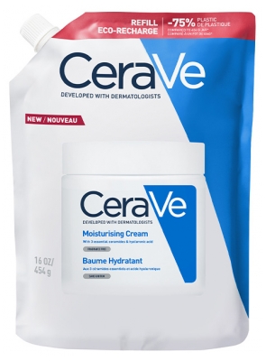 CeraVe Baume Hydratant Sans Parfum Éco-Recharge 454 g
