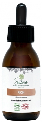 Salvia Nutrition Huile Végétale Vierge Ricin Biologique 100 ML