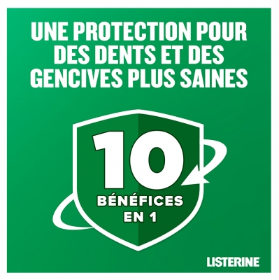 Listerine Total Cared Bain de Bouche Dents et Gencives 10 Bénéfices en 1 250 ml