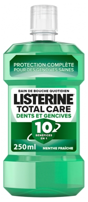 Listerine Total Cared Bain de Bouche Dents et Gencives 10 Bénéfices en 1 250 ml