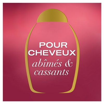 Ogx Shampoing Huile de Kératine Cheveux Abîmés & Cassants 385 ml