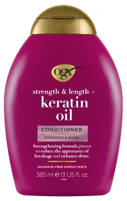 Ogx Après Shampooing Huile de Kératine - Cheveux Abîmes & Cassants - 385 ml