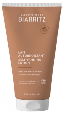 Laboratoires de Biarritz Lait Autobronzant Biologique 150 ML