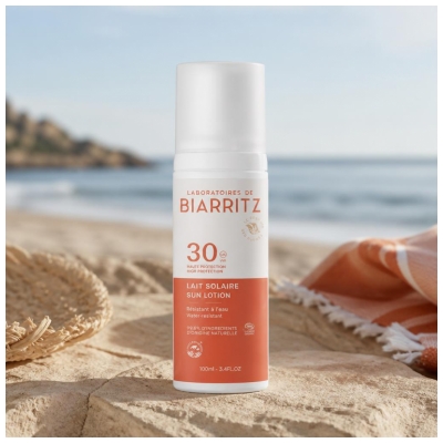 Laboratoires de Biarritz Lait solaire SPF30 Biologique 100 ML