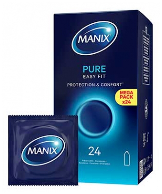 Manix Pure Boite de 24 Préservatifs