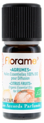 Florame Huiles Essentielles Bio Pour Diffusion Agrumes 10 ml
