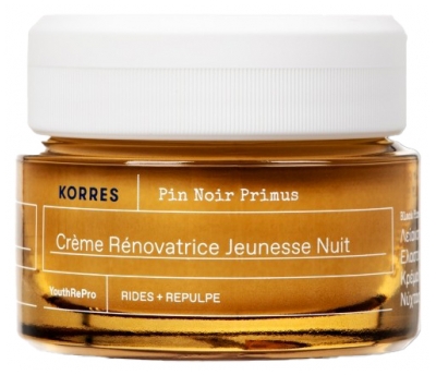 Korres Pin Noir Primus Crème Rénovatrice Jeunesse de Nuit 40 ML