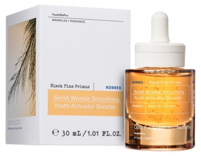 Korres Pin Noir Primus 6xAH Rides + Éclat Sérum Activateur Jeunesse 30 ml