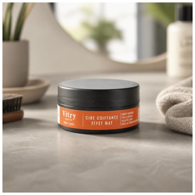 Vitry Men Care Crème Coiffante Effet Mat 80 Grammes