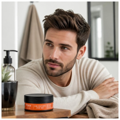 Vitry Men Care Crème Coiffante Effet Mat 80 Grammes